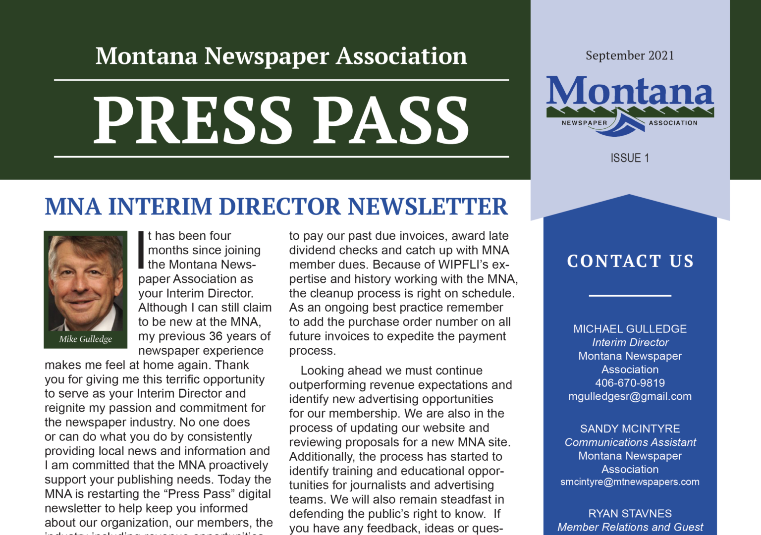 News Montana Newspaper Association